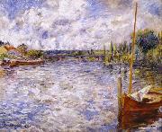 The Seine at Chatou, Pierre-Auguste Renoir